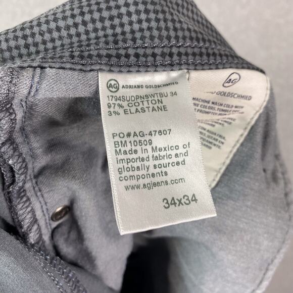 Adriano Goldschmied Mens 34x34 The Everett Slim Straight Pants (Inseam ~32") - Picture 12 of 12